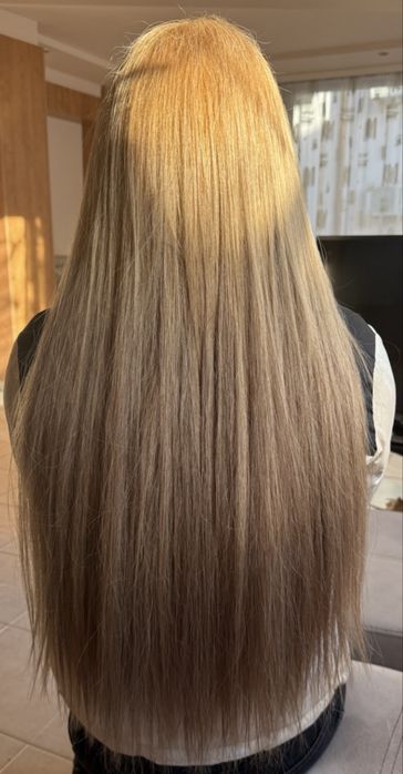 Естествена руска коса с двойна плътност , 200 гр , 65 см