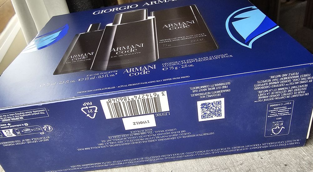 Apa de toaleta Armani Code 90ml + deo stick