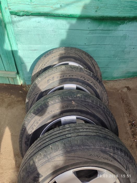 Резина летняя в сборе