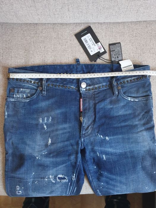 Blugi Dsquared2,studded Jeans,Originali,Italy,Noi, mas.S ,W33-L30