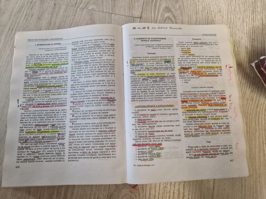 Tratat de Patologie Chirurgicală,  vol 1 și:ol 2