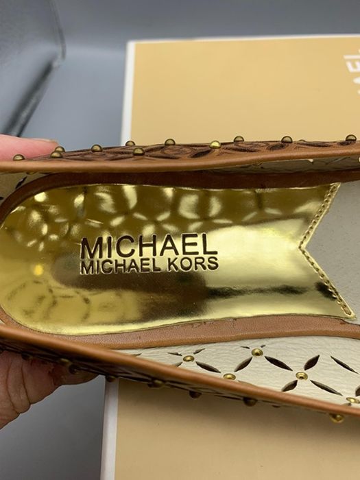 Новые кожаные лоферы Michael kors