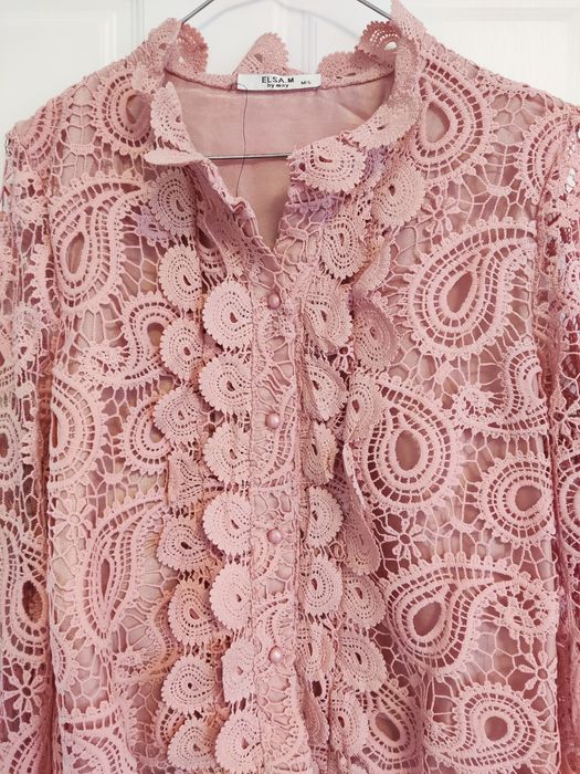 Дамска дантелена риза