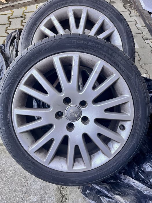 Jante audi R17,anvelope Nokian 225/45Z R17
