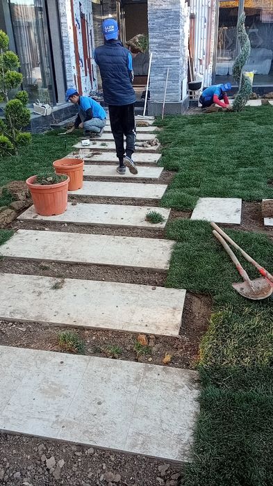 Газоны Полиной система ландшафтный дизайн