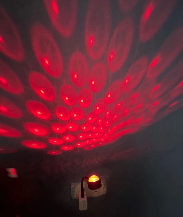 LED прожектор за  автомобил, звездно небе , цветомузика USB , RGB ламп