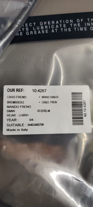 Vând modul calculator cutie transfer 280 lei ,cabluri frână mană 180 lei și 20 prezoane cu antifurt 250 lei pt BMW X3 E 83 2.0 diesel M 47