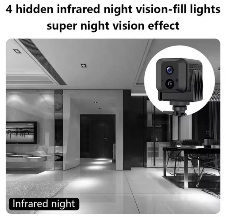 Mini camera video 4G cu cartela SIM NOUA