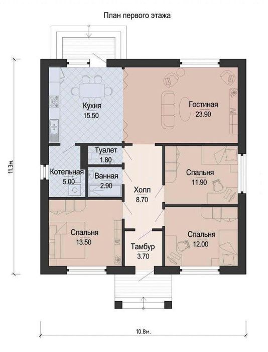 AutoCad 2D, Sketch UP 3D, чертжи, 3Д визуализация
