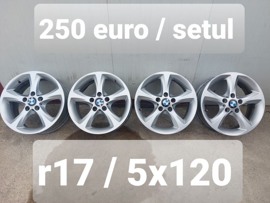Jante aluminiu r17 / originale BMW / 5x120