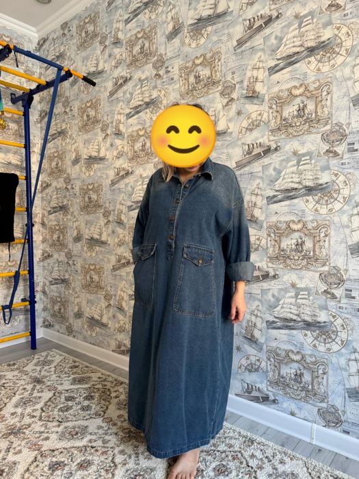 Джинсовое платье