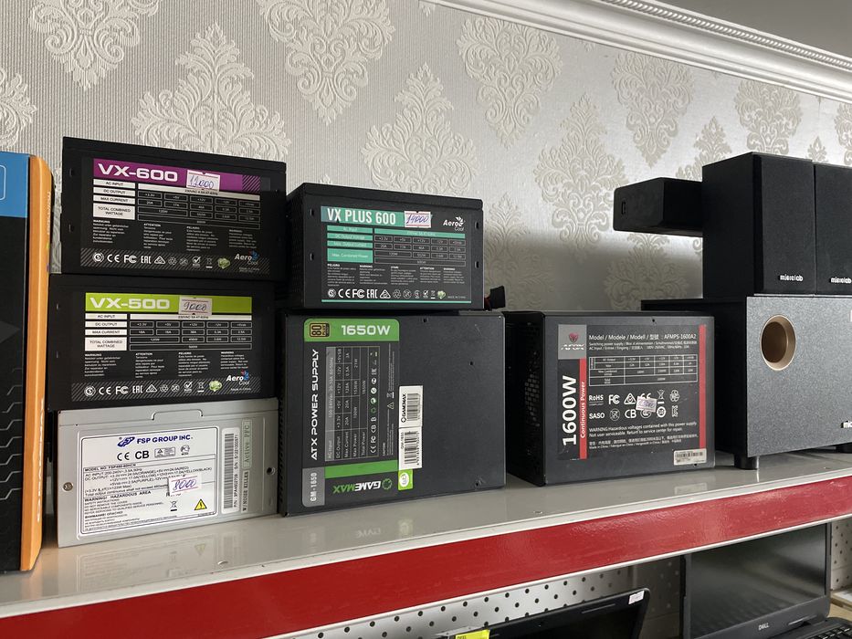 Блок питания 500w, 6-8pin на видеокарту