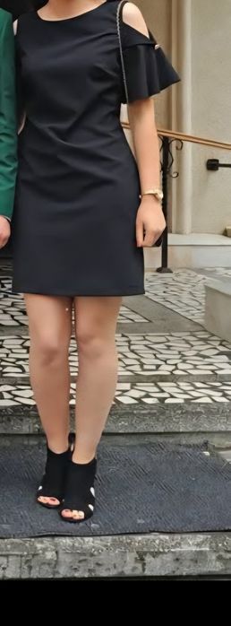 Rochie neagră elegantă mărimea 36