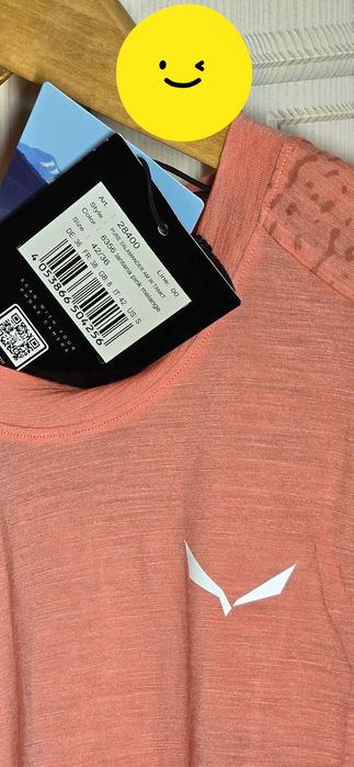 Salewa Pure Salamander AM W Tankt merino wool femei 36