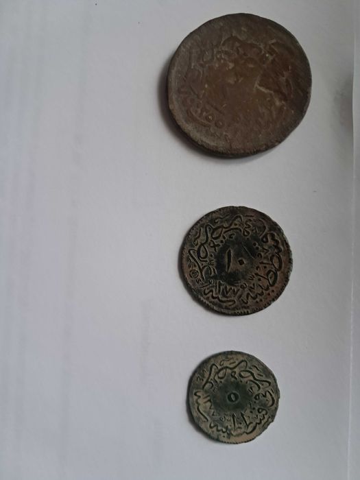 Лот 3 бронзови турски монети