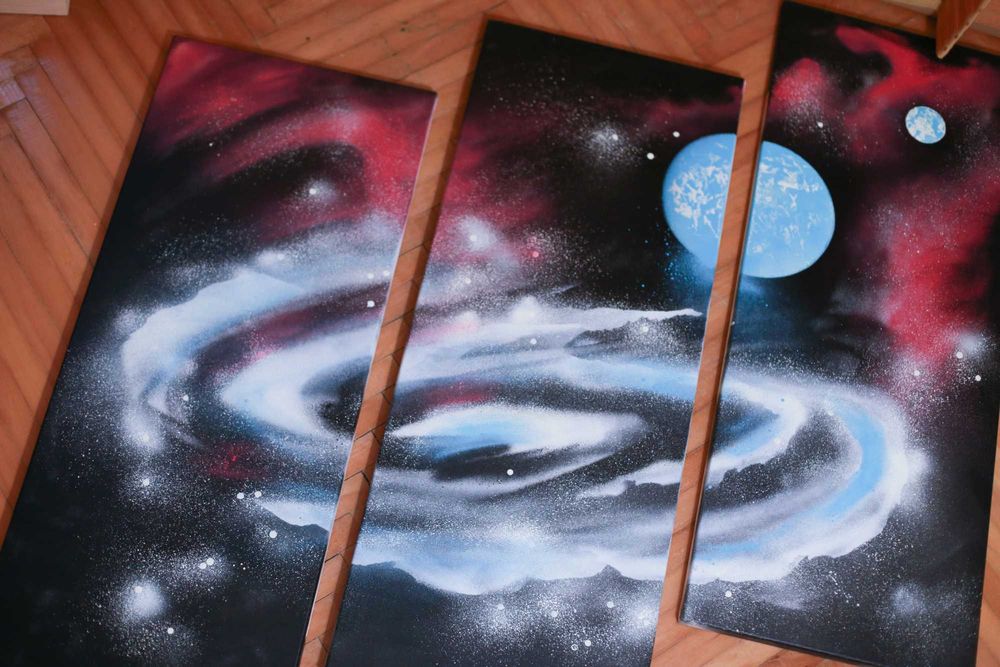 Pictura pe panza 3 tablouri