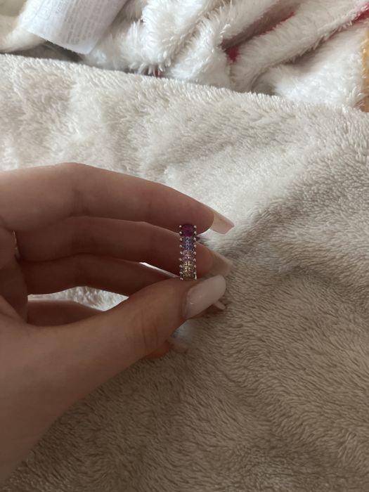 Cercei cu diamante din argint
