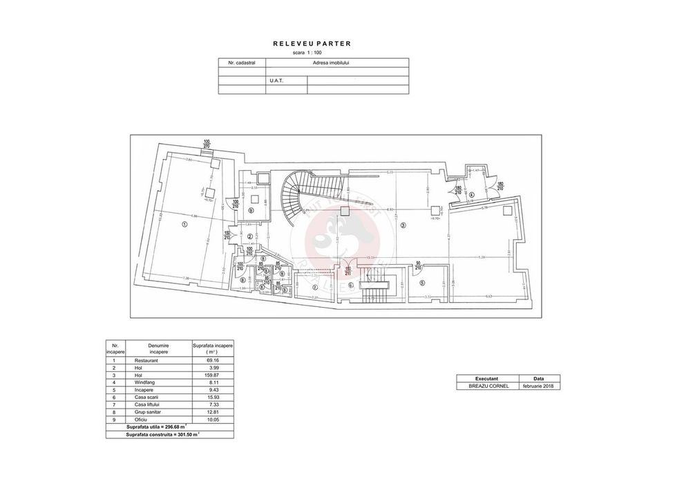 Plevnei I Imobil S+P+M+7E I 3058mp I 42 camere I B10544