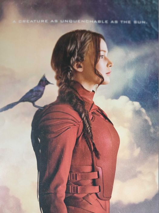Afis film original cinema The Hunger Games II Mockingjay teaser de colectie nefolosit