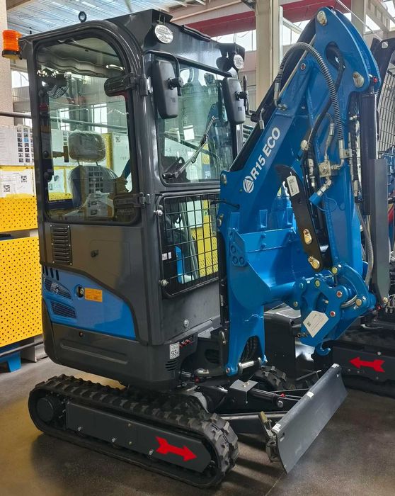 Miniexcavator RIPPA R15 ECO, ultimul model 2025