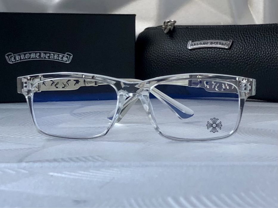 Очила за компютър Диоптрични рамки прозрачни слънчеви chrome hearts