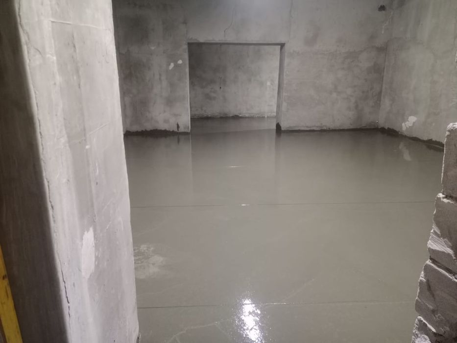 наливной пол, стяжка недорога