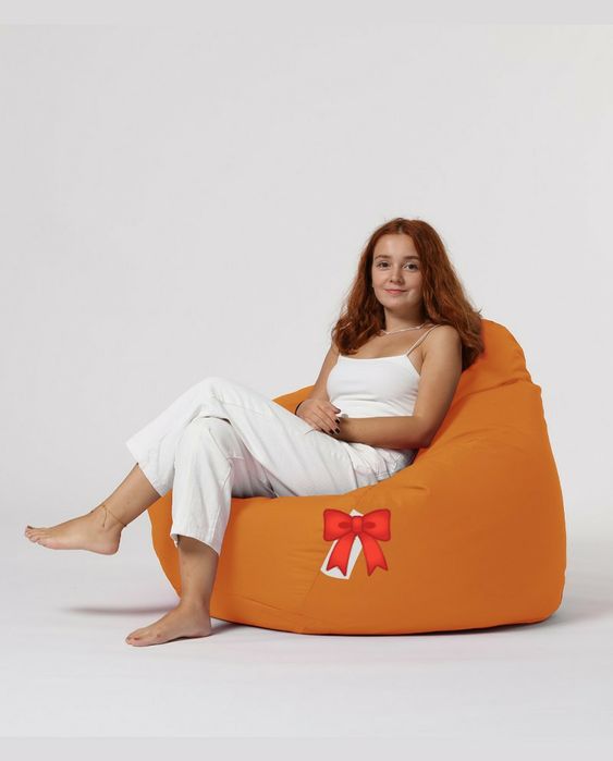 Промоция! Барбарон пуф PREMİUM ( празни калъфи))XL