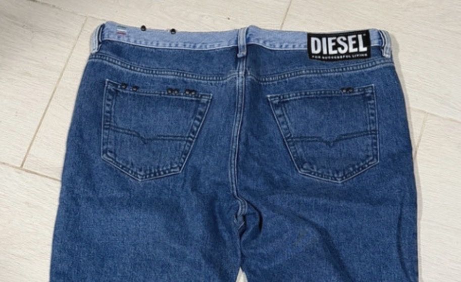 Diesel Blue Mharky 0077Z Jeans Men