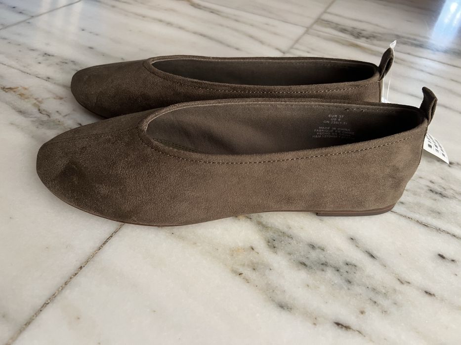 Кафяви балерини H&M