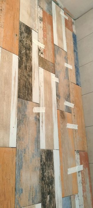 Отделка левкас кафель