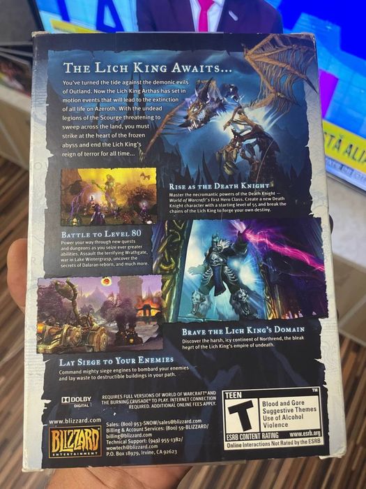 Vand joc PC World of Warcraft Wrath of the Lich King