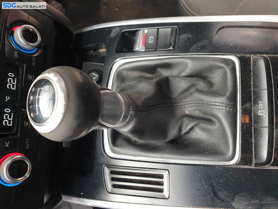 Nuca cu Manson Piele Maneta Schimbator Viteze 6 Trepte cu Uzura Audi A4 B8 B8.5 2008 - 2012 [C5466]