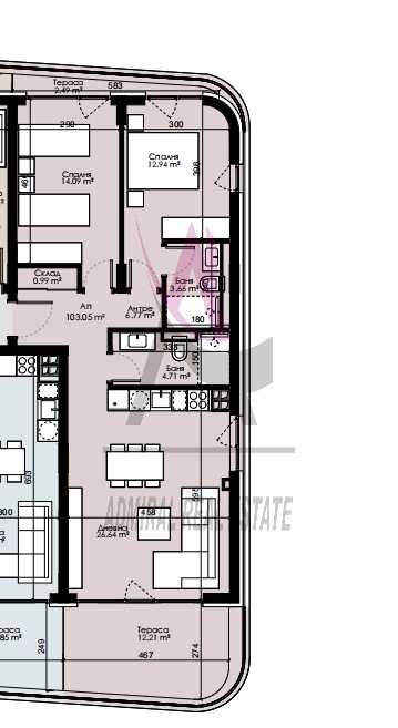 Продава се Тристаен апартамент в Варна, Трошево - 123 кв.м за 1548 €/кв.м - Снимка #1