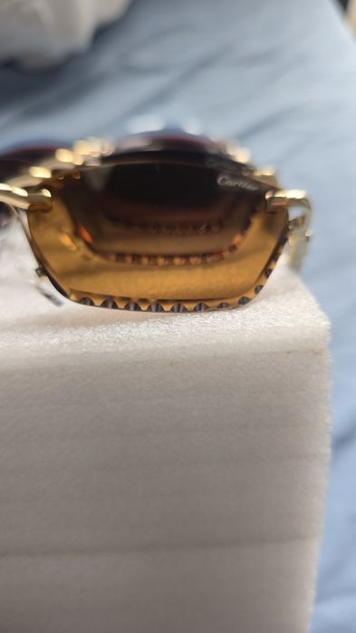 Ochelari de soare Cartier model 4, diamond cut. Pret per bucata