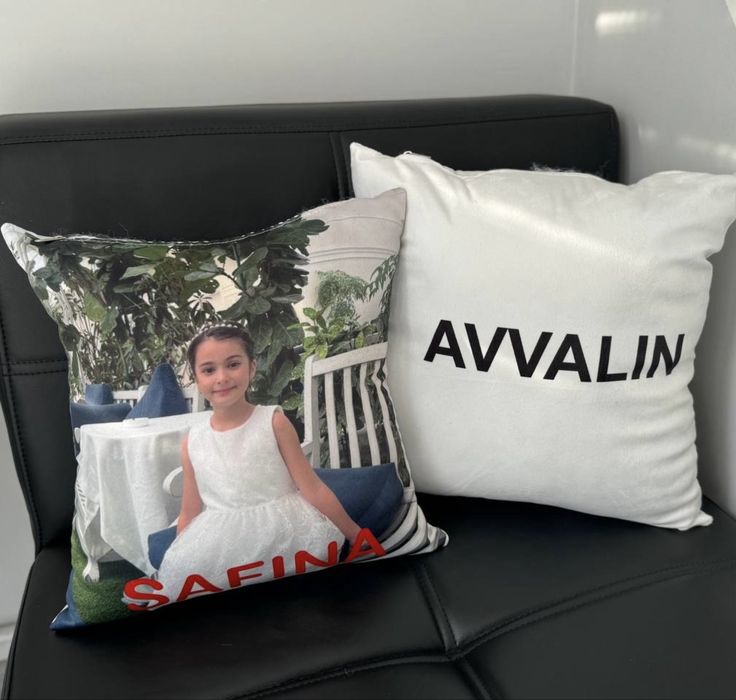 Подушки с фото, пожиланиями