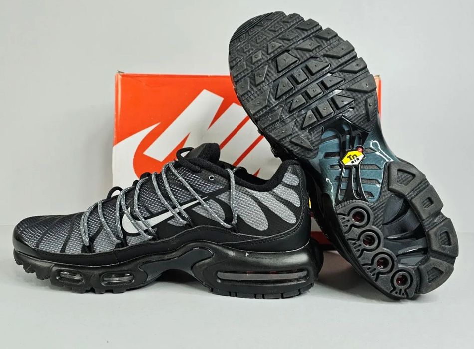 !НОВИ! Nike Air Max Plus Utility | Black/Grey | + КУТИЯ