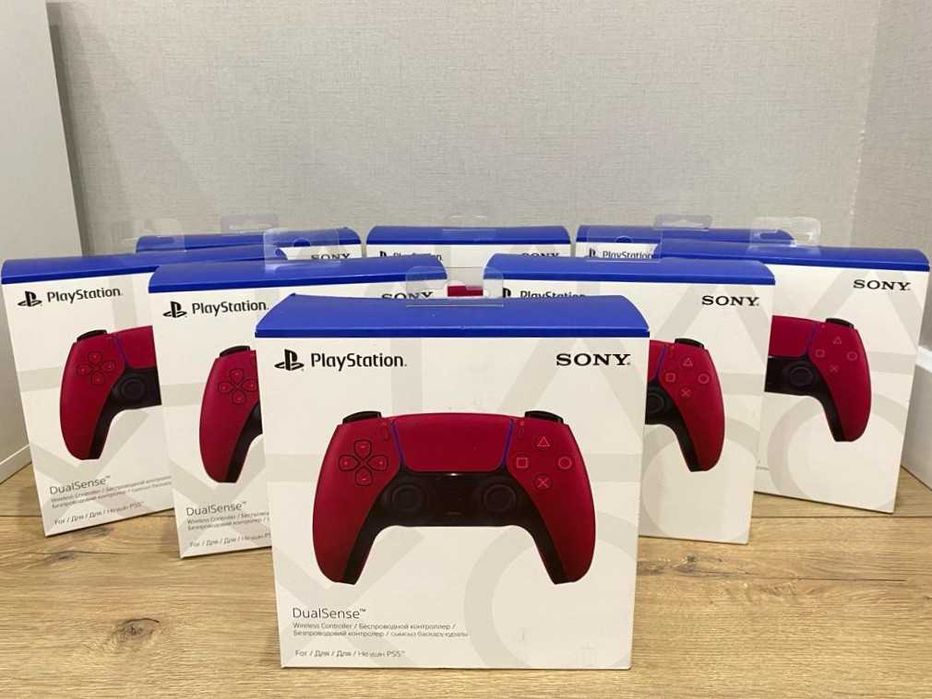 Новые Оригинальные DualSense PS5 Volcanic Red Геймпады ПС5/ Красный