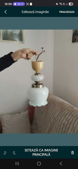 Vand lustră cu un bec, Dărmanești Suceava