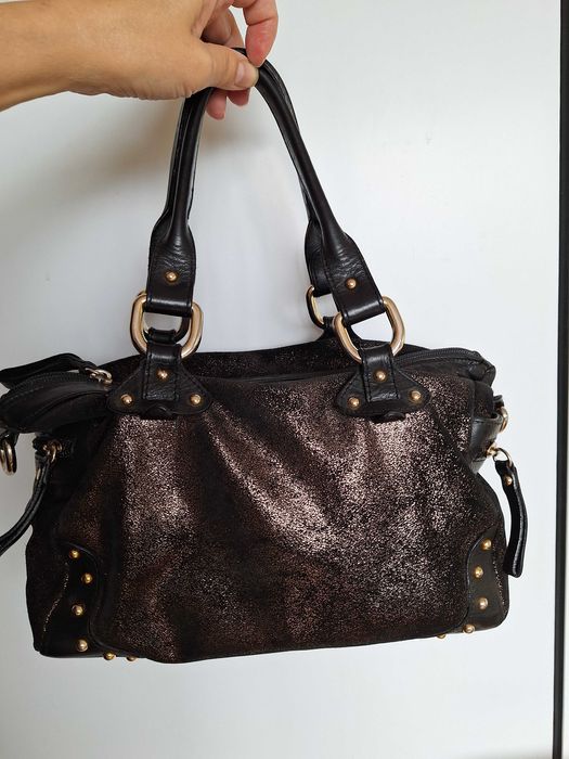 Италианска кожена чанта.