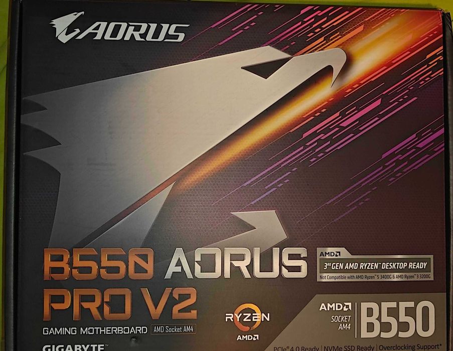 Kit Ryzen 5800X3D, B550 Aorus Pro V2, Kingston Fury Beast RGB 32GB 3200MHz