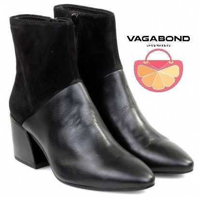 VAGABOND № 36 – Дамски боти от естествена кожа и велур нови и кутия