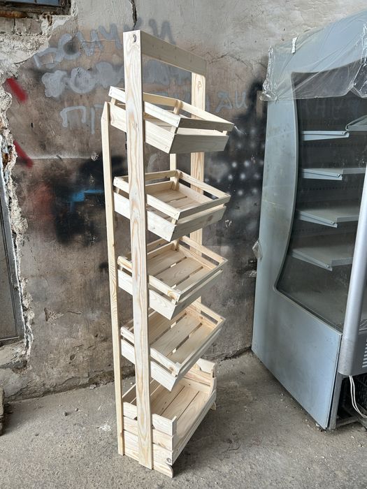 Дървен стелаж за хляб/плод и зеленчук и други стоки