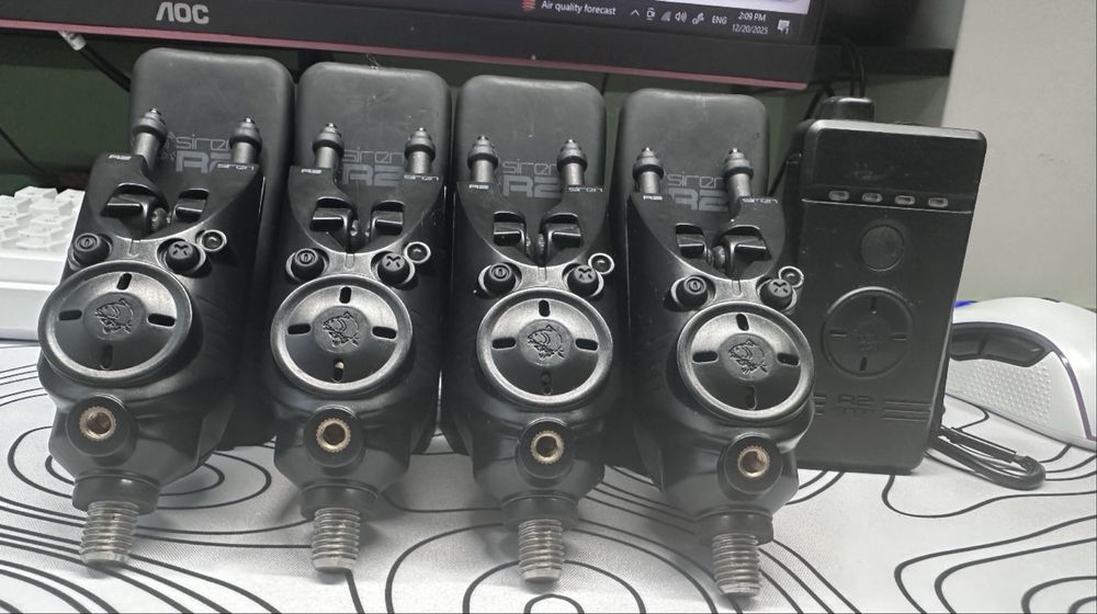 Set avertizori Nash R2 4+1 ( schimb si cu set swingeri Fox Mk2)