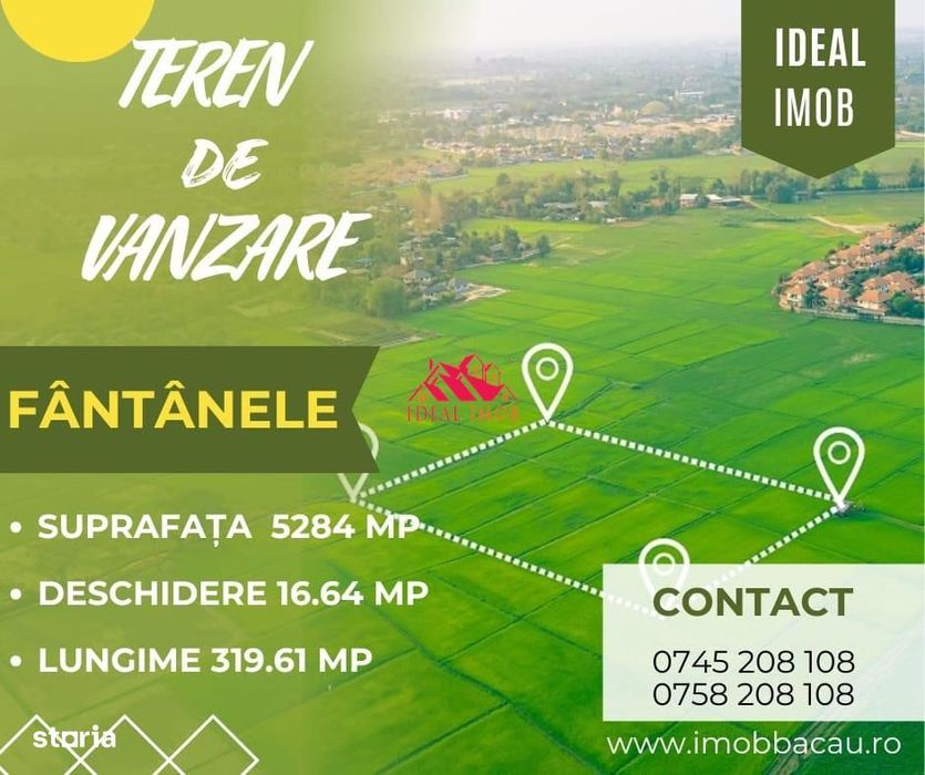 Teren De Vanzare Comuna Margineni