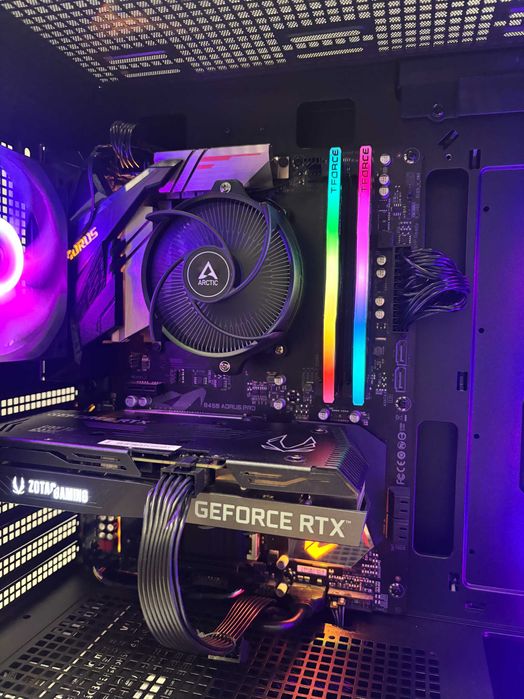 Геймърски компютър AMD Ryzen 5 5500, RTX 3060 Ti 8GB, 16GB ram