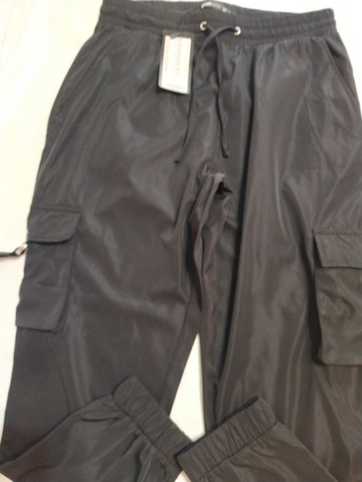 Pantaloni cargo, din fâș, marime XL