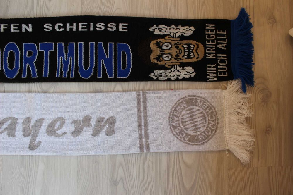 Set 2 fulare BAYERN MUNCHEN, Scheiss Dortmund, produse oficiale