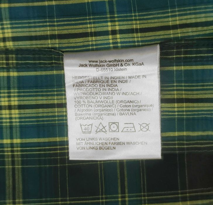 Camasa Jack Wolfskin Green Smarald