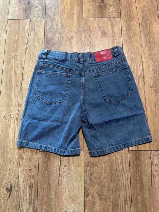 Sp5der White Logo Jorts