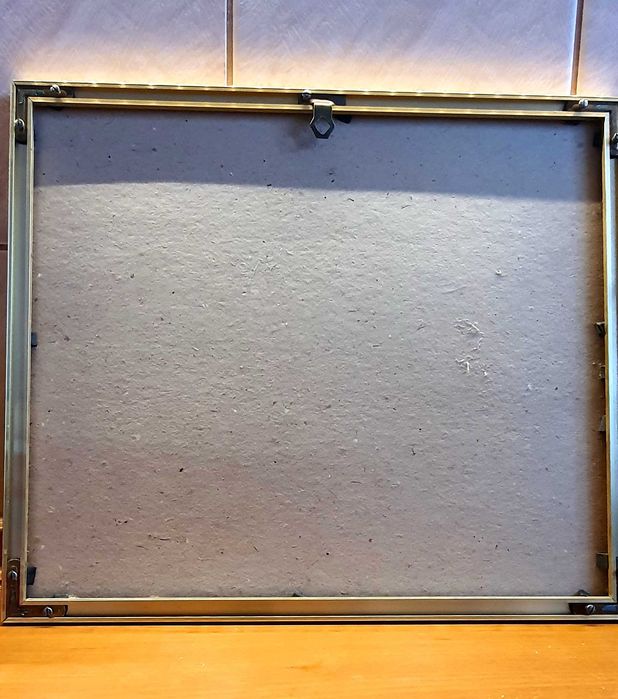 Декоративна картина карта на света в рамка – винтидж стил